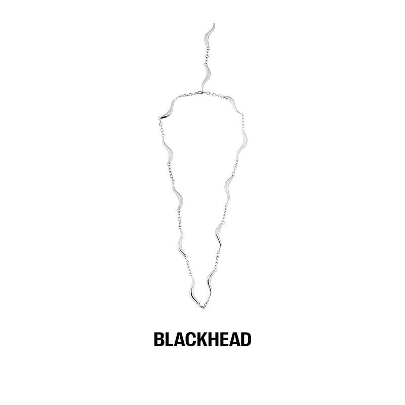 【陈楚生同款】BLACKHEAD/黑头异形项链情侣款配饰Y2K锁骨链 - 图2