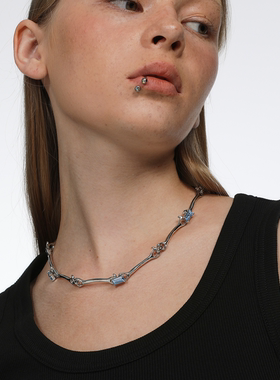 BLACKHEAD情侣款水钻拼接项链