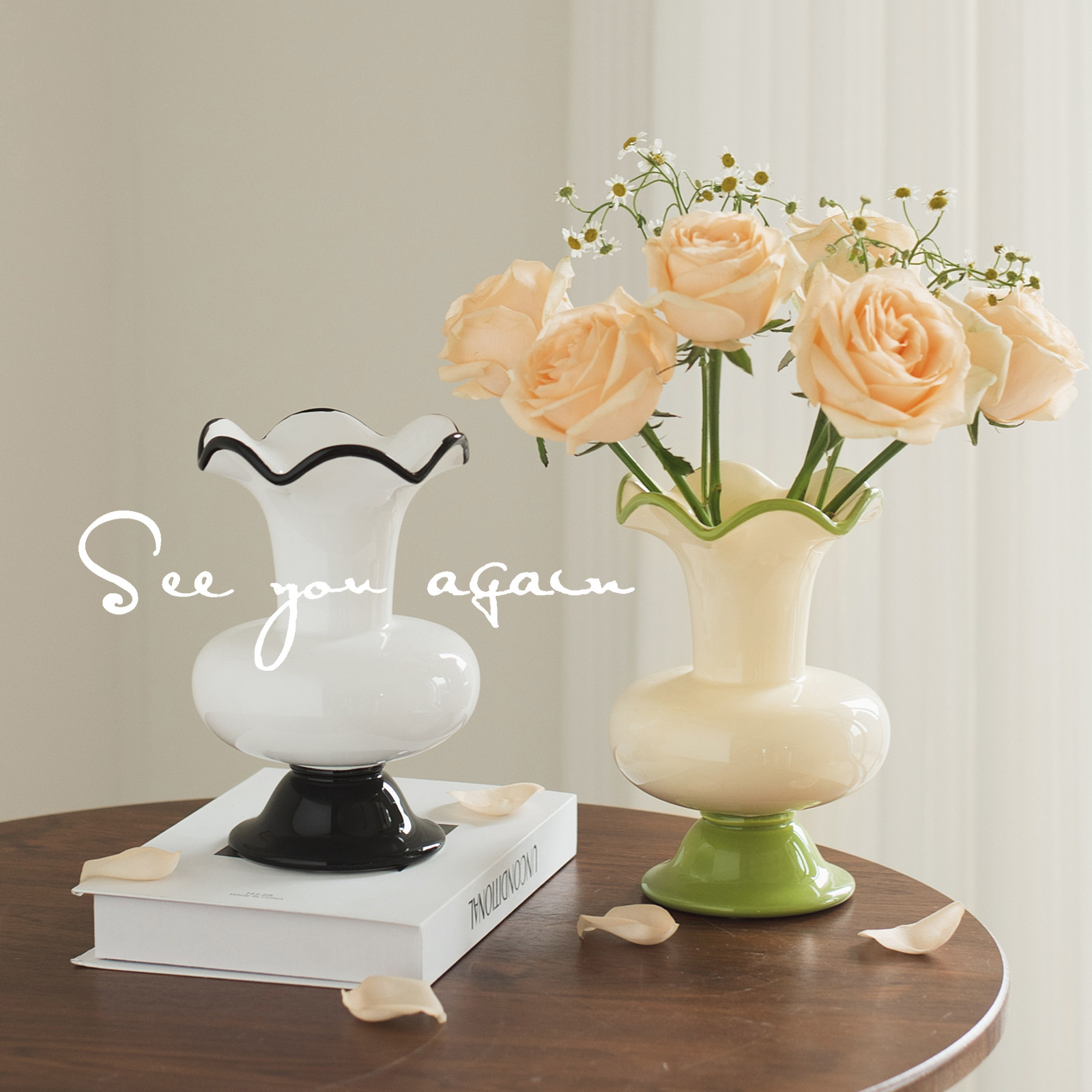 法式芬顿陶瓷花瓶轻奢高级感小众复古客厅插花鲜花民宿设计感摆件,淘宝优惠券,粉丝福利购,淘宝优惠卷