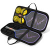Professional pickleball racket hard shell portable storage bag