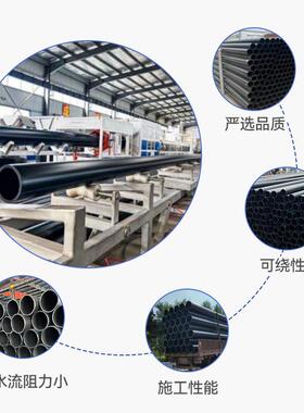生产厂家HDPE 农田灌溉管园林绿化喷灌管PE低压输水灌溉管回水管