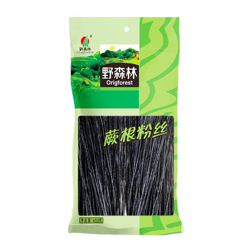 野森林蕨根粉农家蕨根粉丝粉条凉拌菜火锅伴侣400g-图3