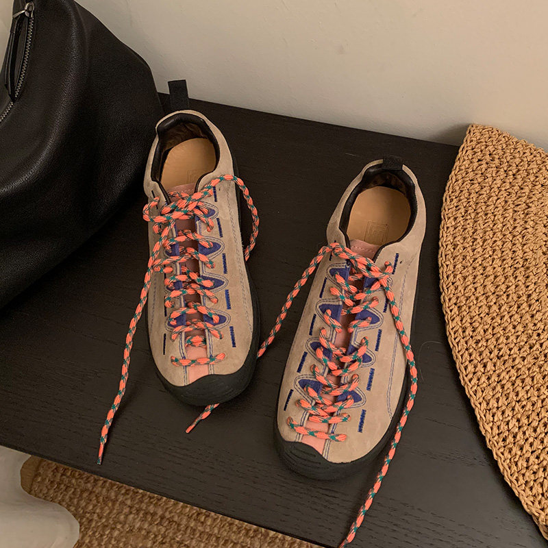 2025新款丑萌德训鞋女复古百搭休闲运动板鞋阿甘鞋户外登山徒步鞋,淘宝优惠券,粉丝福利购,淘宝优惠卷