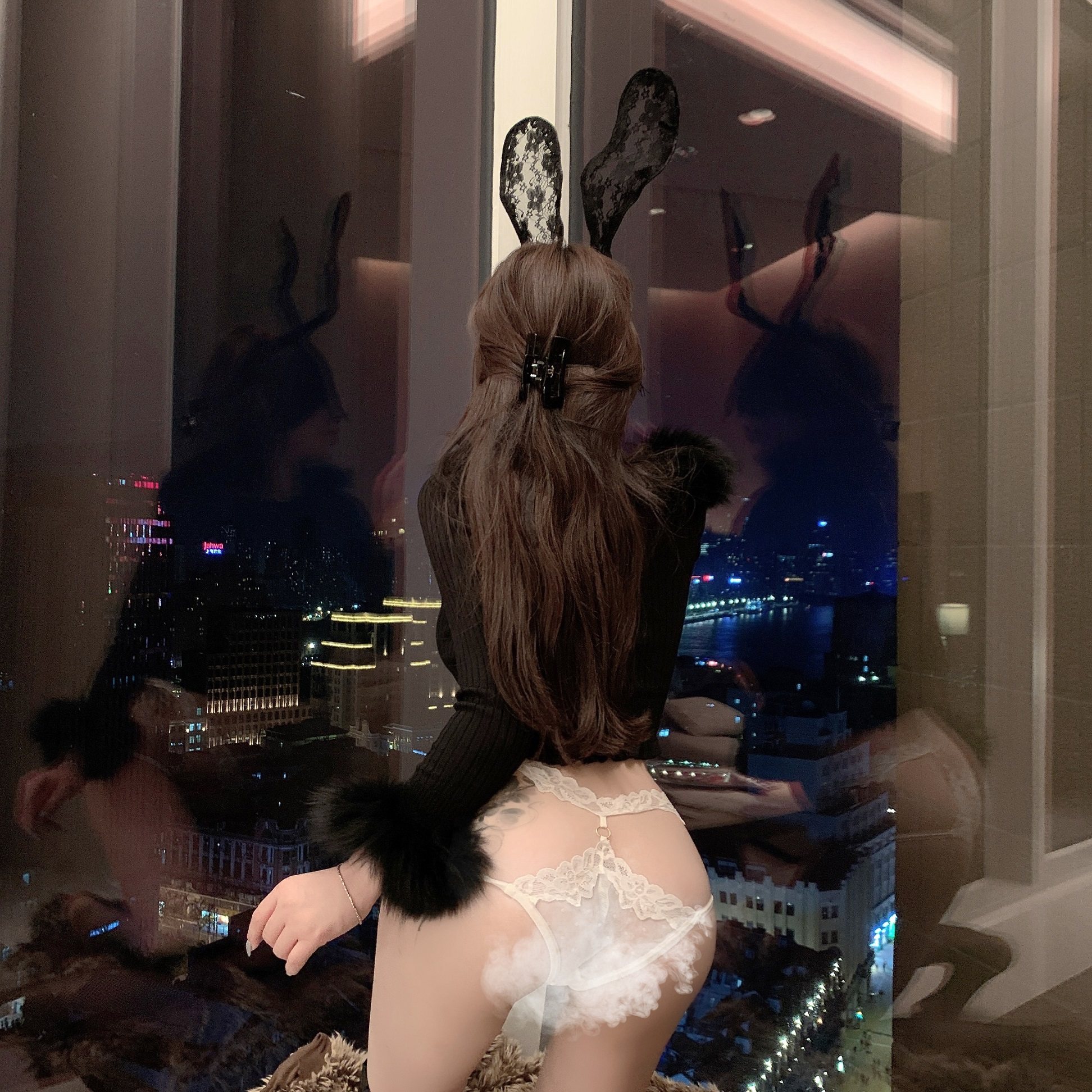 LaoLao酱「被宠爱」女神性感蕾丝花边三角内裤欧美蝴蝶结诱惑新,淘宝优惠券,粉丝福利购,淘宝优惠卷