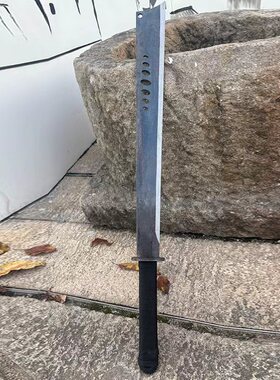 龙泉锰钢弹簧钢一体锻打车载开山武术影视唐横刀未开刃