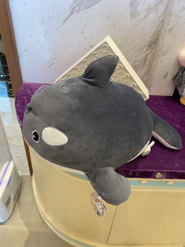 珠海长隆纪念品海洋馆酒店超软体锤头鲨虎鲸公仔毛绒玩具抱枕娃娃 - 图1