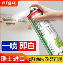 Swiss Imports White Wall Self-Spray Emulsion Paint Wall Restoration Renovated Home Patch Wall Repair Cream Decontamination deviner