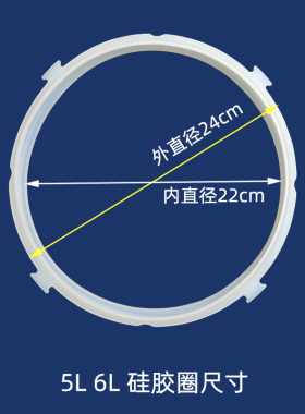 美的电压力锅密封圈/排气阀