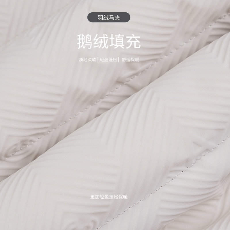 【商场同款】callisto2025冬新品鹅绒立领简约保暖男羽绒背心马甲,淘宝优惠券,粉丝福利购,淘宝优惠卷