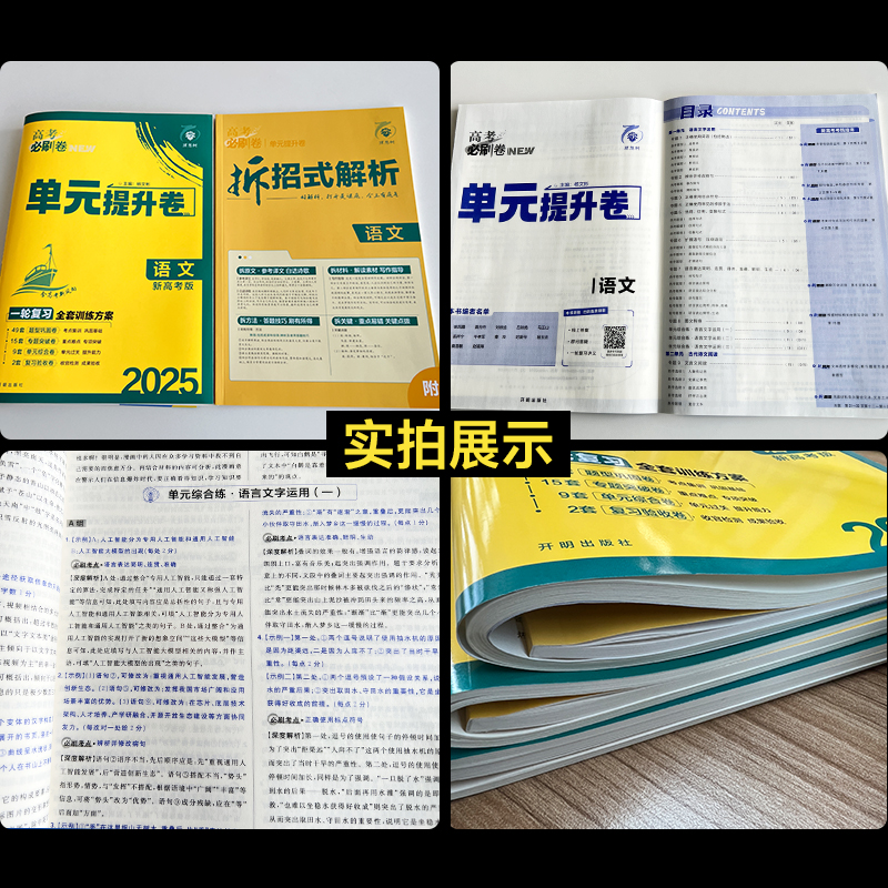 理想树2025新版高考必刷卷单元提升卷新高考版全国版数学英语物理化学生物语文历史地理政治新教材高三一轮复习教材同步单元检测卷