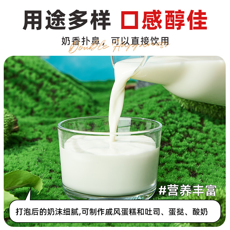 雀巢Nestle纯牛奶1L12盒整箱全脂牛奶商用餐饮咖啡拉花奶茶店专用 - 图0