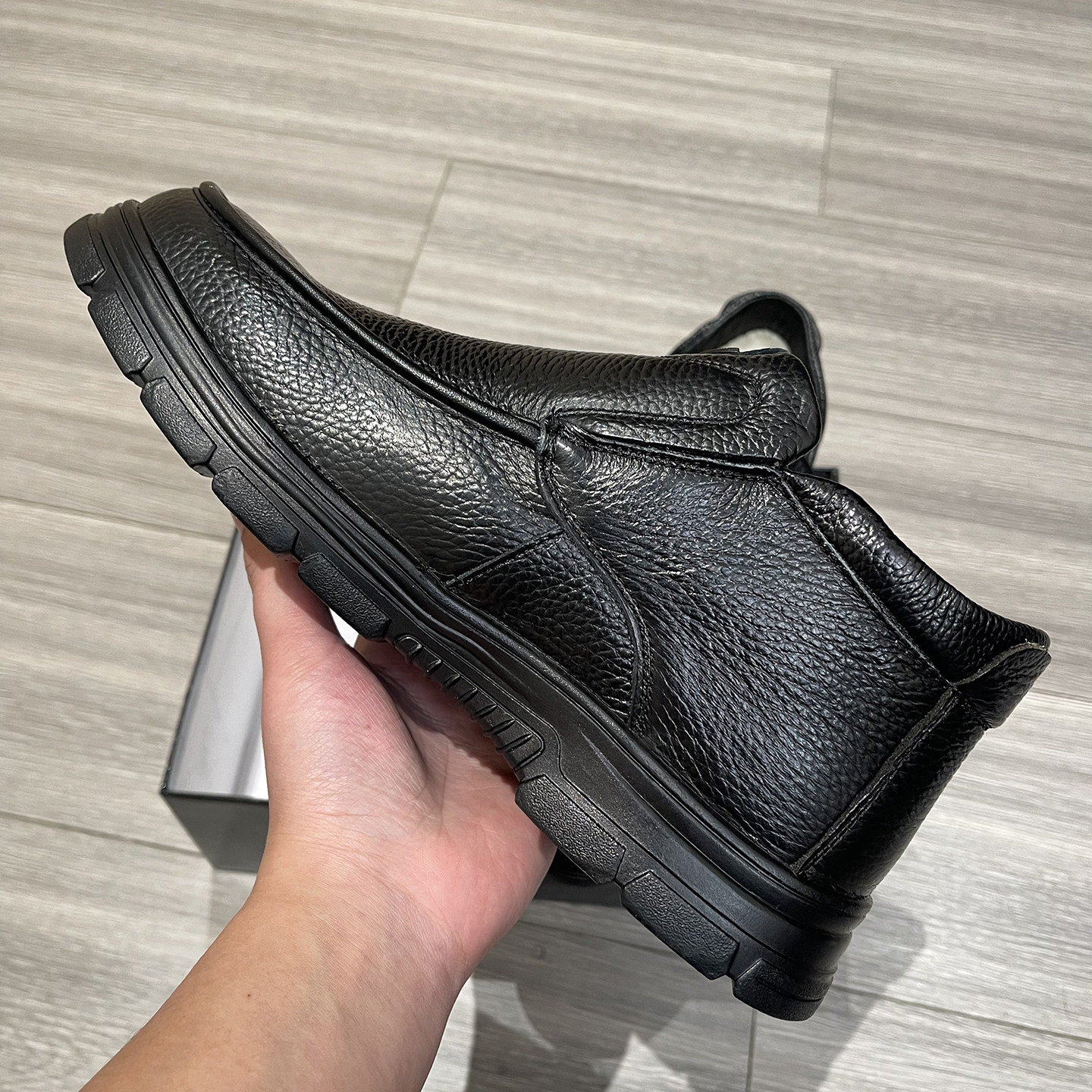 加厚羊绒毛混纺！头层牛皮！中老年棉鞋冬季套脚加绒真皮休闲皮鞋,淘宝优惠券,粉丝福利购,淘宝优惠卷