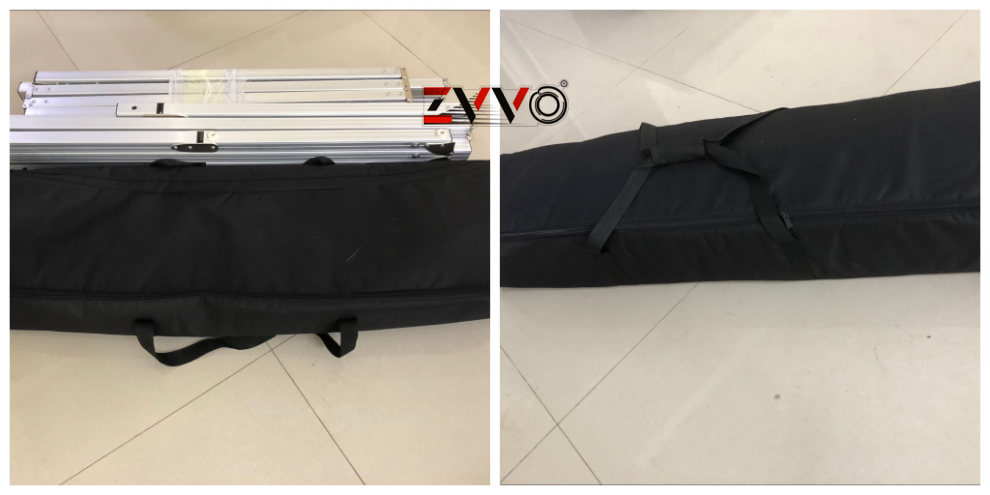 ZVVO 100 300寸快速折叠幕布便携移动户外幕布投影幕布投影机幕布