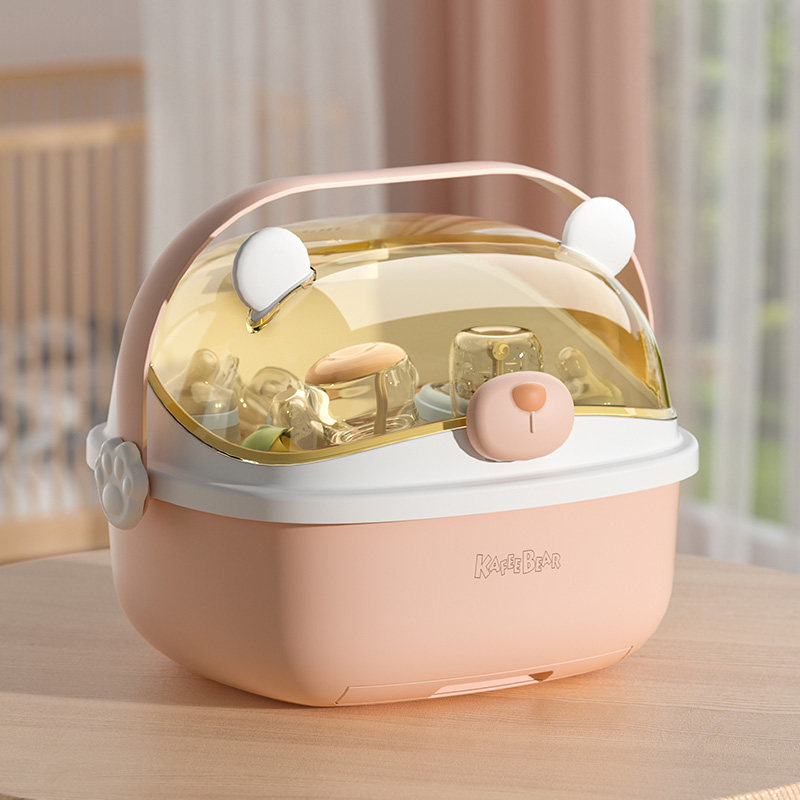 奶瓶收纳箱沥水架晾干架便捷防尘宝宝婴儿专用辅食工具餐具收纳盒,淘宝优惠券,粉丝福利购,淘宝优惠卷