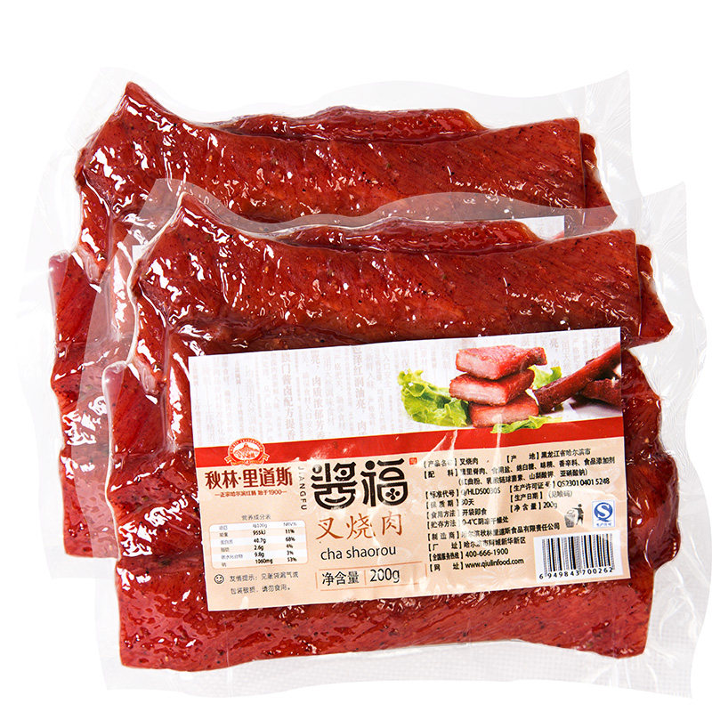 秋林里道斯东北风味里脊200g猪肉干 秋林里道斯哈尔滨猪肉类