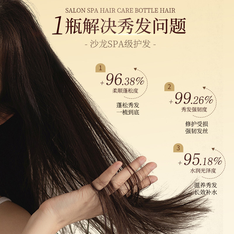 牛奶正品修复补水顺滑男女士护发素 韩婵雅兰丝发膜/护发产品