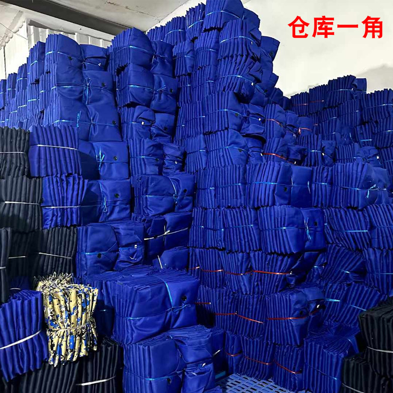 蓝兰大褂工作服搬运服劳保服装罩衣防尘印字定制仓库物流耐磨长款