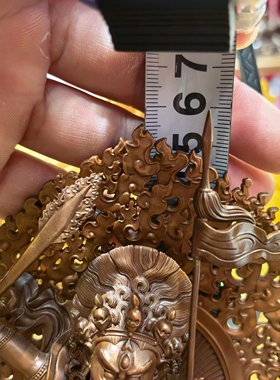 大红司命主/姐妹护法/姊妹护法/15.5cm红铜佛像梵天造像佛堂摆件