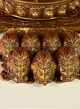 斗姆/摩利支天/红铜摆件纯铜15，26cm藏传/具光fo母/佛像铜像摆件