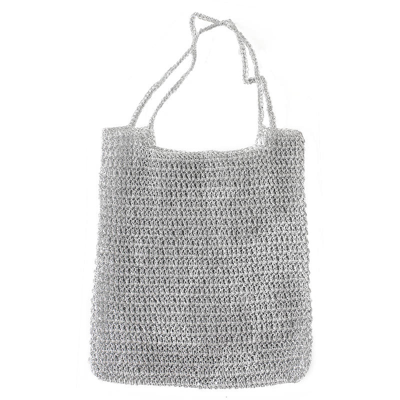 Feve同款闪亮小银包网红银色包芯纱手工钩织手拎包自制diy材料包,淘宝优惠券,粉丝福利购,淘宝优惠卷