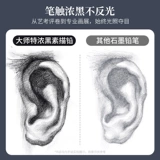 Marco Master Special Carcoal Black Sketch Set Set Art Painting Set Carbon Pen Sketch Collection Подарочная коробка излишнее железное ящик 330225C