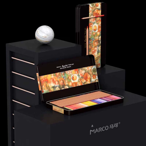 Профессиональная водорастворимая масляная краска для карандашей, художественная раскраска для рисования для школьников, жестяная коробка, комплект, 120 цветов, 72 цветов, 36 цветов, 48 цветов, ручная роспись