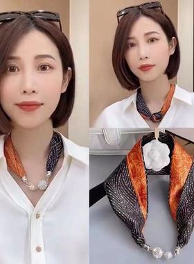 围脖丝巾女韩版百搭护装饰品时尚