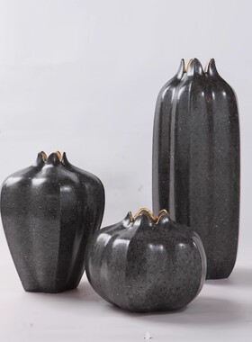 餐桌装饰花器白色陶瓷瓷器装饰品