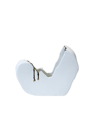 异形不规则黑白色艺术风装饰品