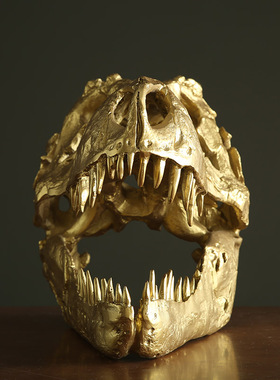 仿真恐龙金属模型样板房动物骨骼