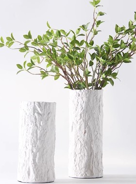 创意黑白色鎏金陶瓷客厅摆件