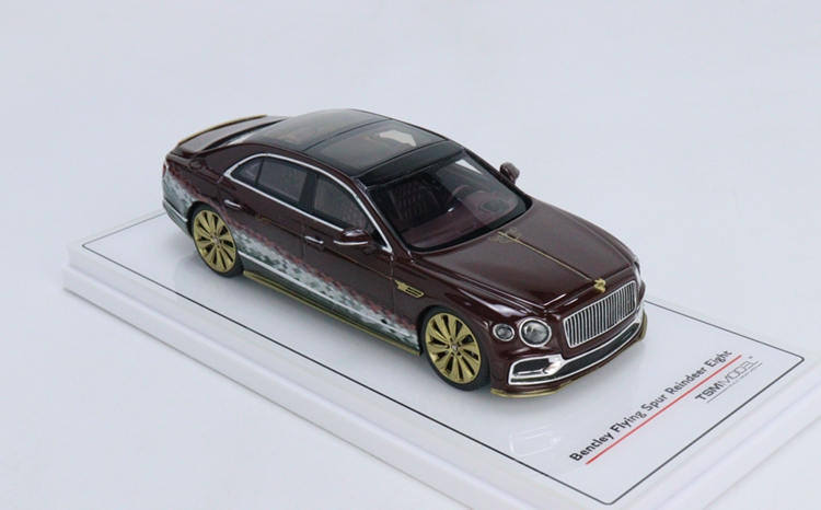 TSM 1:43 Bentley宾利飞驰圣诞特别版驯鹿8号特仕车合金汽车模型 - 图1