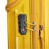 Vỏ xe đẩy Dudley 026 nữ phiên bản Hàn Quốc 19 inch caster vali nhỏ nam hành lý hộp đựng đồ màu vàng - Va li