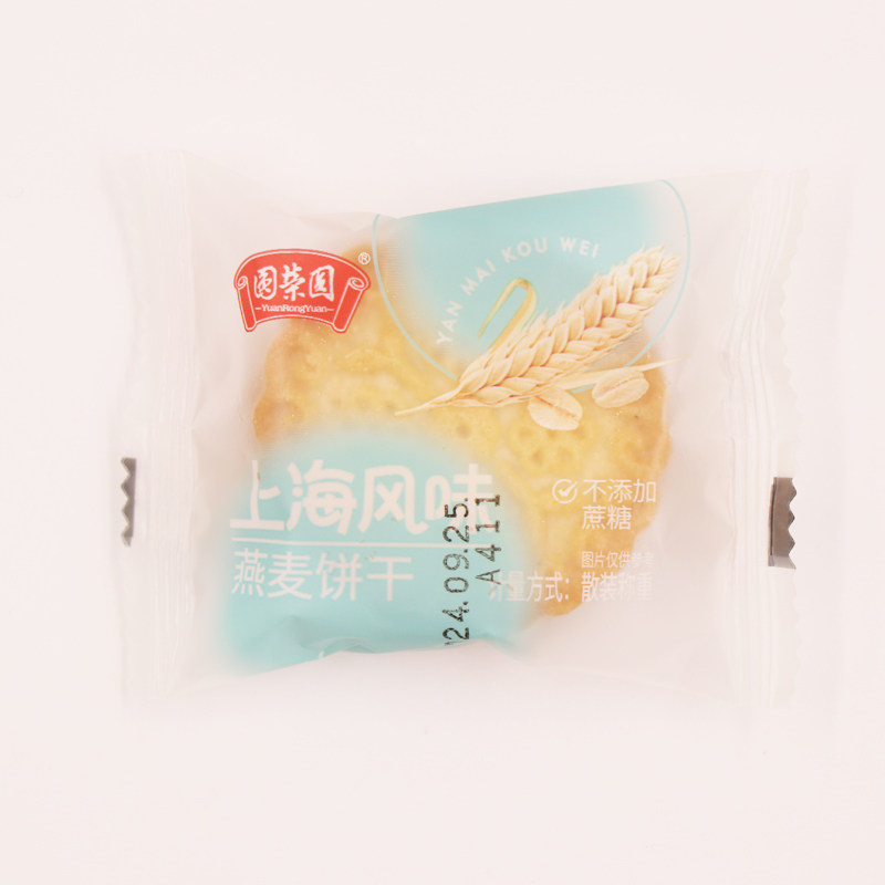 圆荣圆 上海风味不添加蔗糖杂粮饼干田趣饼干燕麦饼干 880g