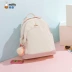 Miffy túi đeo vai nữ 2019 mới thời trang túi xách du lịch đơn giản vải sinh viên đơn giản ba lô nhỏ hoang dã - Ba lô