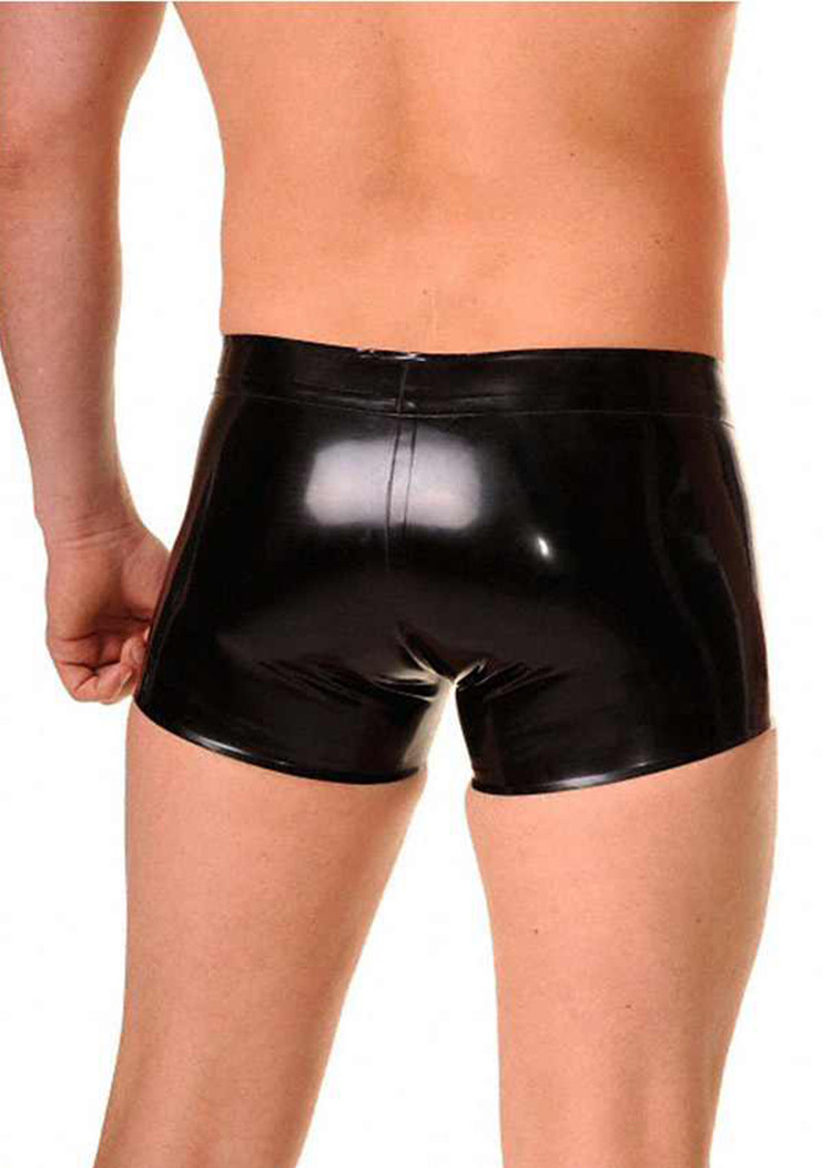 男性感乳胶平角裤 乳胶内裤 紧身 高弹力 包邮 latex pants,淘宝优惠券,粉丝福利购,淘宝优惠卷