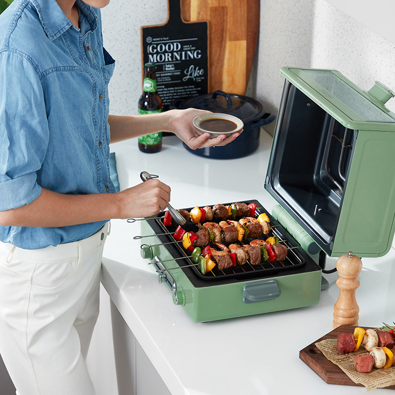 摩飞家用大容量小型独立控温电烤箱 摩飞电器厨房电烤箱