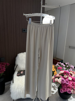 AP sister's street style pocketless 100 acetic acid shake straight pants