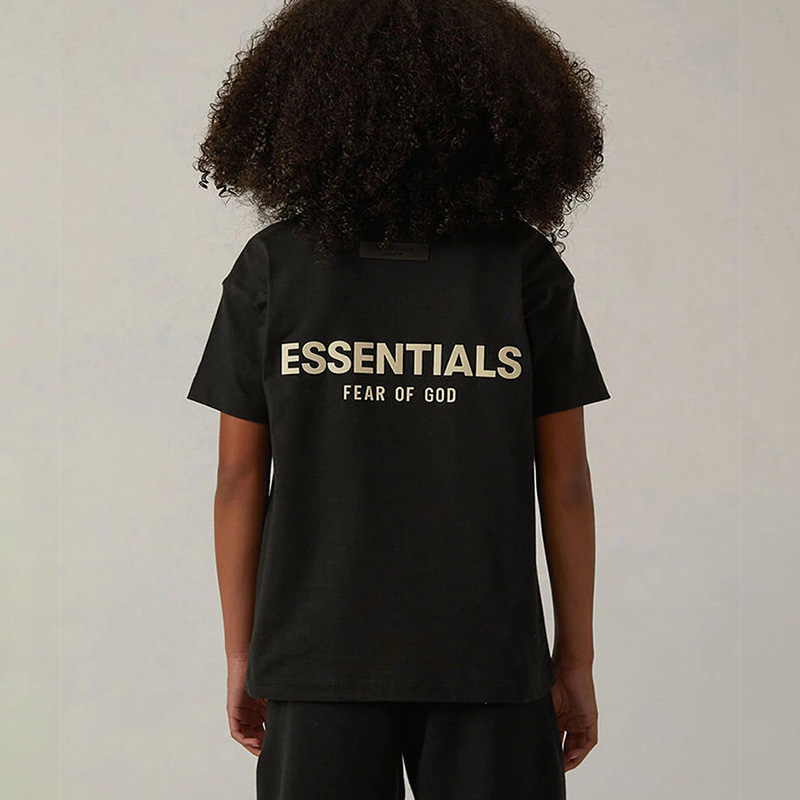 【官网现货】FOG Fear Of God Essentials儿童短袖印花logo童装-图0