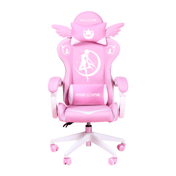 Pink gaming chair for girls
