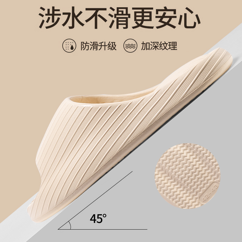 踩屎感拖鞋女士夏季家居室内浴室防滑防臭2025新款eva厚底凉拖男 - 图3