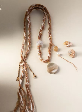 原创设计小众和田玉项链