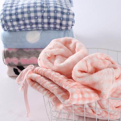 秋冬季天保暖珊瑚绒睡裤女法兰绒加绒加厚长裤睡衣毛绒大码家居裤 - 图0