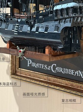 加勒比海盗船黑珍珠号上墙