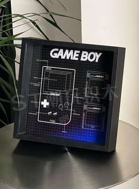 适用于乐高72046GameBoy游戏机亚克力展示盒上墙装裱相框防尘收纳