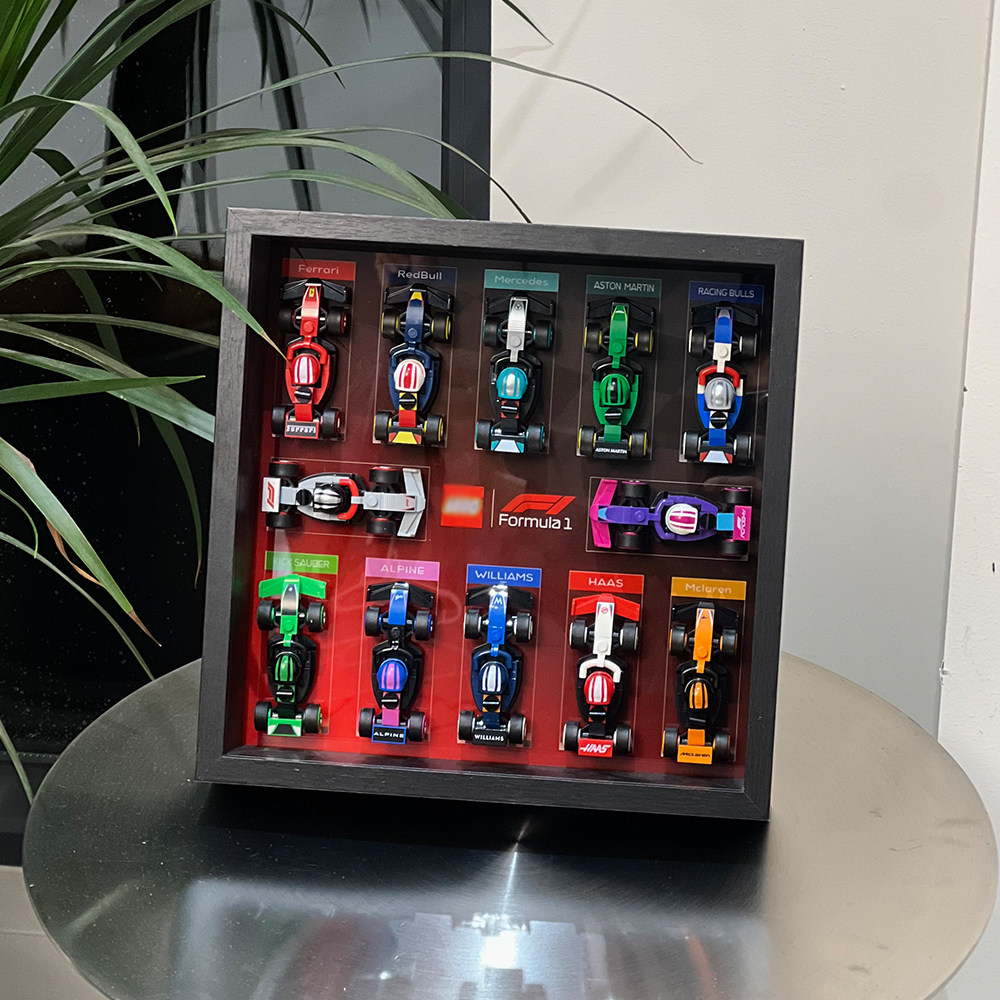 适用于乐高71049抽抽乐F1赛车mini亚克力展示盒上墙相框防尘收纳,淘宝优惠券,粉丝福利购,淘宝优惠卷