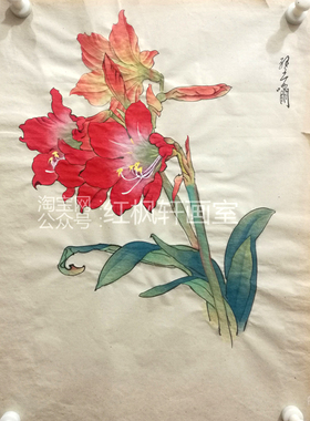 国画工笔花鸟画白描底稿手画图片定制手绘稿装饰画仿古画线描画稿
