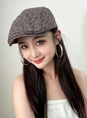 复古女四季贝雷帽前进帽