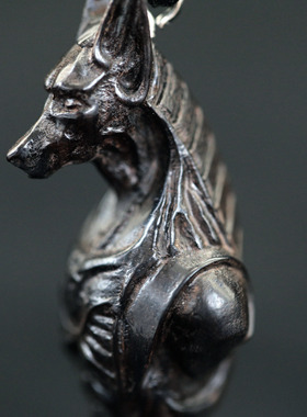 小众阿努比斯檀木暗黑哥特风吊坠