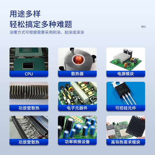 卡夫特导热硅脂膏K-5211电子电器元器件散热片CPU填充涂覆导热膏 - 图2